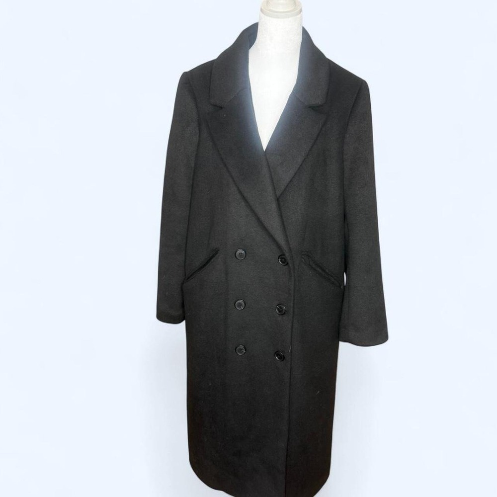 H&M Y2K Double Breasted Trench Coat business attire